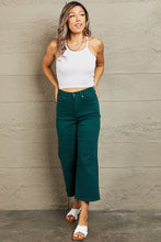 Load image into Gallery viewer, Judy Blue Hailey Full Size Tummy Control High Waisted Cropped Wide Leg Jeans
