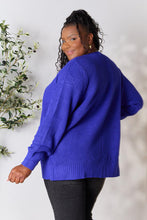 Load image into Gallery viewer, Zenana Full Size Waffle-Knit Open Front Cardigan
