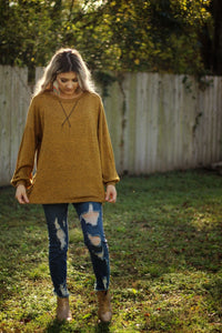 Sweet as pie top in butterscotch