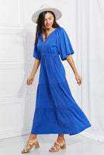 Load image into Gallery viewer, Culture Code Full Size My Muse Flare Sleeve Tiered Maxi Dress
