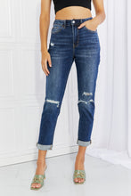 Load image into Gallery viewer, VERVET Full Size Distressed Cropped Jeans with Pockets
