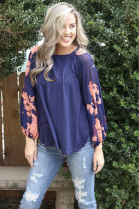 Jet Setter Bubble Sleeve Top