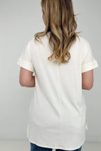 Load image into Gallery viewer, Zenana &quot;Simply Spring&quot; Ribbed V-Neck High-Low Hem Top with Side Slits
