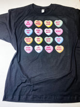 Load image into Gallery viewer, CONVERSATION HEARTS graphic tee (TWO COLORS!)
