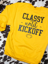 Load image into Gallery viewer, Classy Until Kickoff graphic tee
