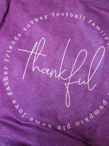 Thankful FALL CIRCLE graphic tee