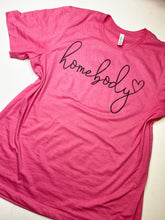 Load image into Gallery viewer, HOMEBODY pink graphic tee
