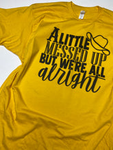 Load image into Gallery viewer, A Little Messed up American Kids lyrics graphic tee
