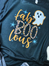 Load image into Gallery viewer, FAB-BOO-LOUS ghost graphic tee
