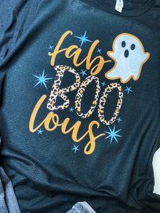 FAB-BOO-LOUS ghost graphic tee