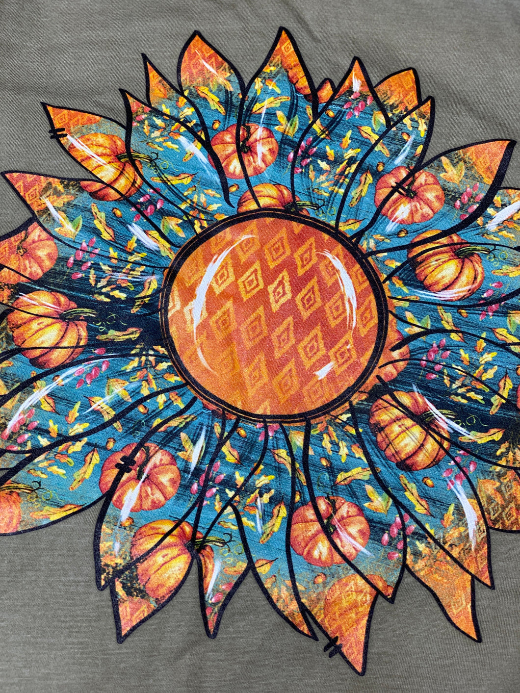 Pumpkin Sunflower graphic tee