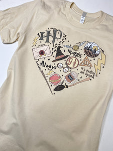 HP magical heart graphic tee