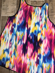 Cascading Rainbow tank- FINAL SALE!