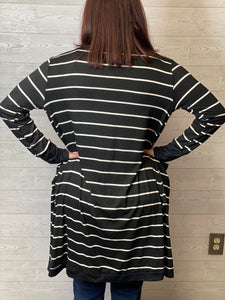 Striped to Perfection striped cardi