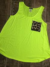 Load image into Gallery viewer, FIERCE NEON tank in NEON YELLOW- FINAL SALE!
