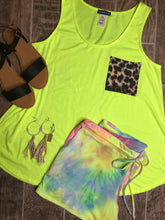 Load image into Gallery viewer, FIERCE NEON tank in NEON YELLOW- FINAL SALE!
