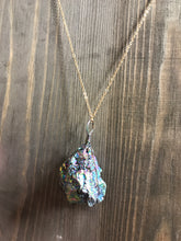 Load image into Gallery viewer, OILSLICK raw stone necklace
