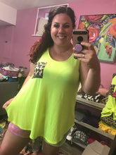 Load image into Gallery viewer, FIERCE NEON tank in NEON YELLOW- FINAL SALE!
