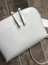 Load image into Gallery viewer, Caroline Hill White Croco Crossbody
