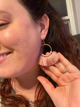 Load image into Gallery viewer, Tassel Drop earrings- TWO COLORS AVAILABLE!
