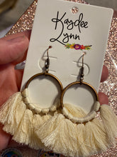 Load image into Gallery viewer, Tassel Drop earrings- TWO COLORS AVAILABLE!
