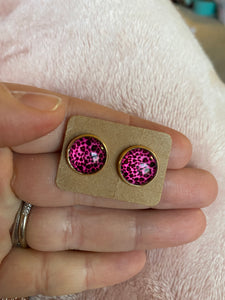 Animal print stud earrings *Multiple Colors!*