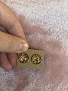 Animal print stud earrings *Multiple Colors!*