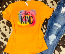 Load image into Gallery viewer, BE KIND tie dye graphic tee
