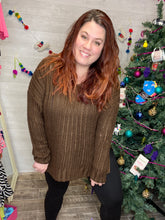 Load image into Gallery viewer, Chocolate Delight chunky sweater
