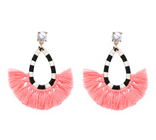 Load image into Gallery viewer, Fringey Baby colorful drop earrings- SALE
