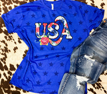 Load image into Gallery viewer, Star Spangled USA graphic tee-- LIMITED STOCK!
