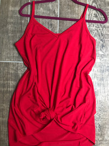 RUBY RED reversible tank- FINAL SALE