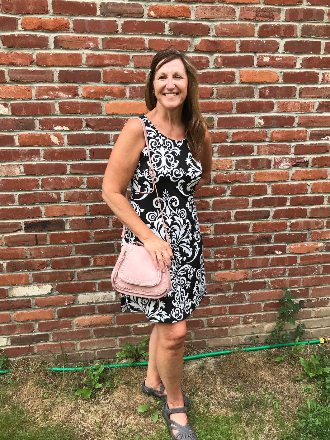 Damask Darling tank swing dress