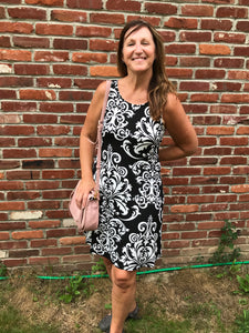 Damask Darling tank swing dress