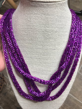 Load image into Gallery viewer, LONG LOOP bright seed bead necklace
