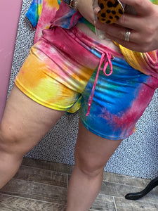 Cheerful Rainbow Lounge Shorts