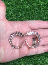 Load image into Gallery viewer, ROSE and GOLD SASS in the CITY earrings
