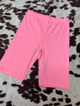 Load image into Gallery viewer, Bright coral bike shorts - REG ONLY! FINAL SALE!
