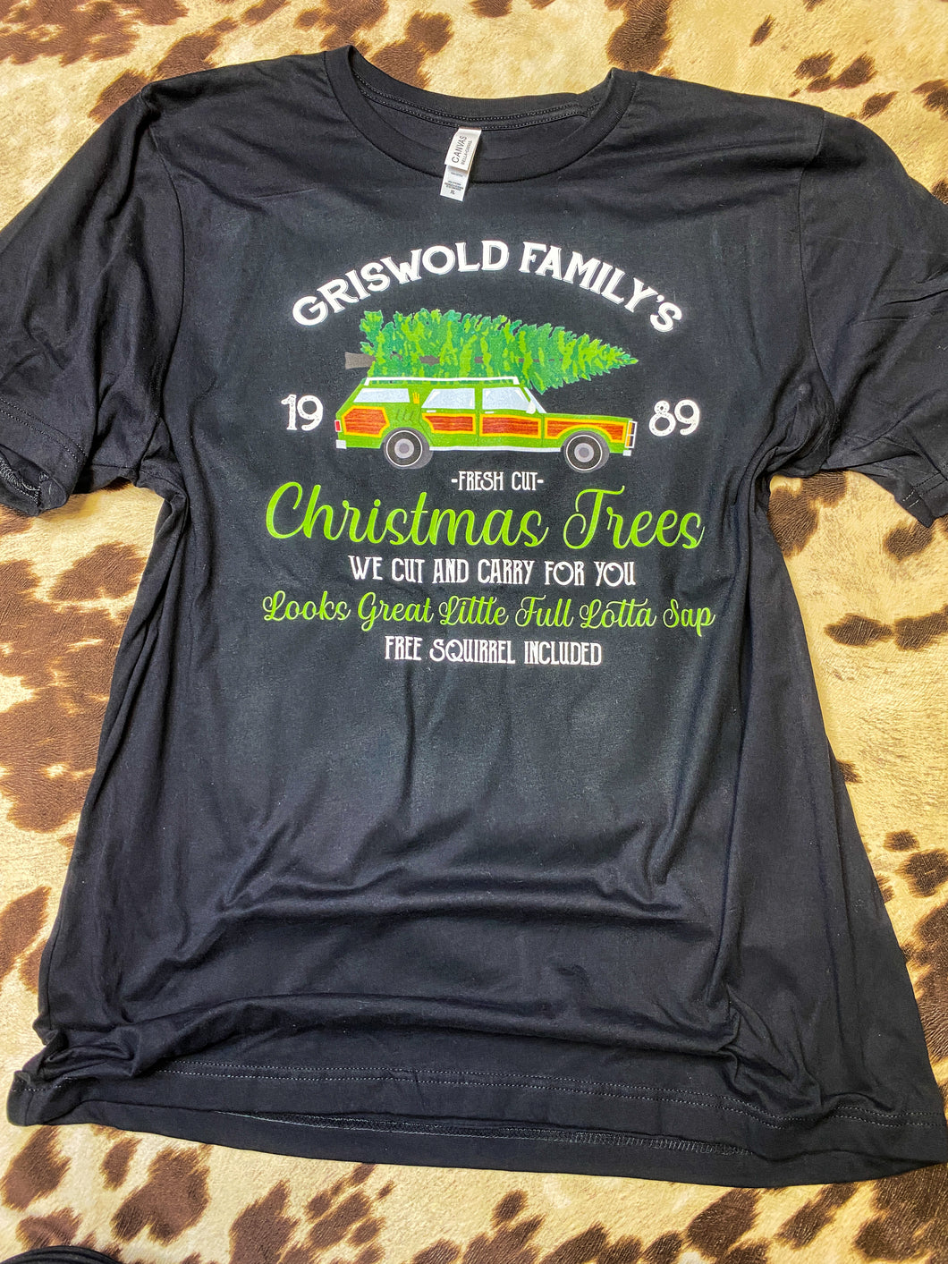 Griswold Family Christmas Trees graphic tee