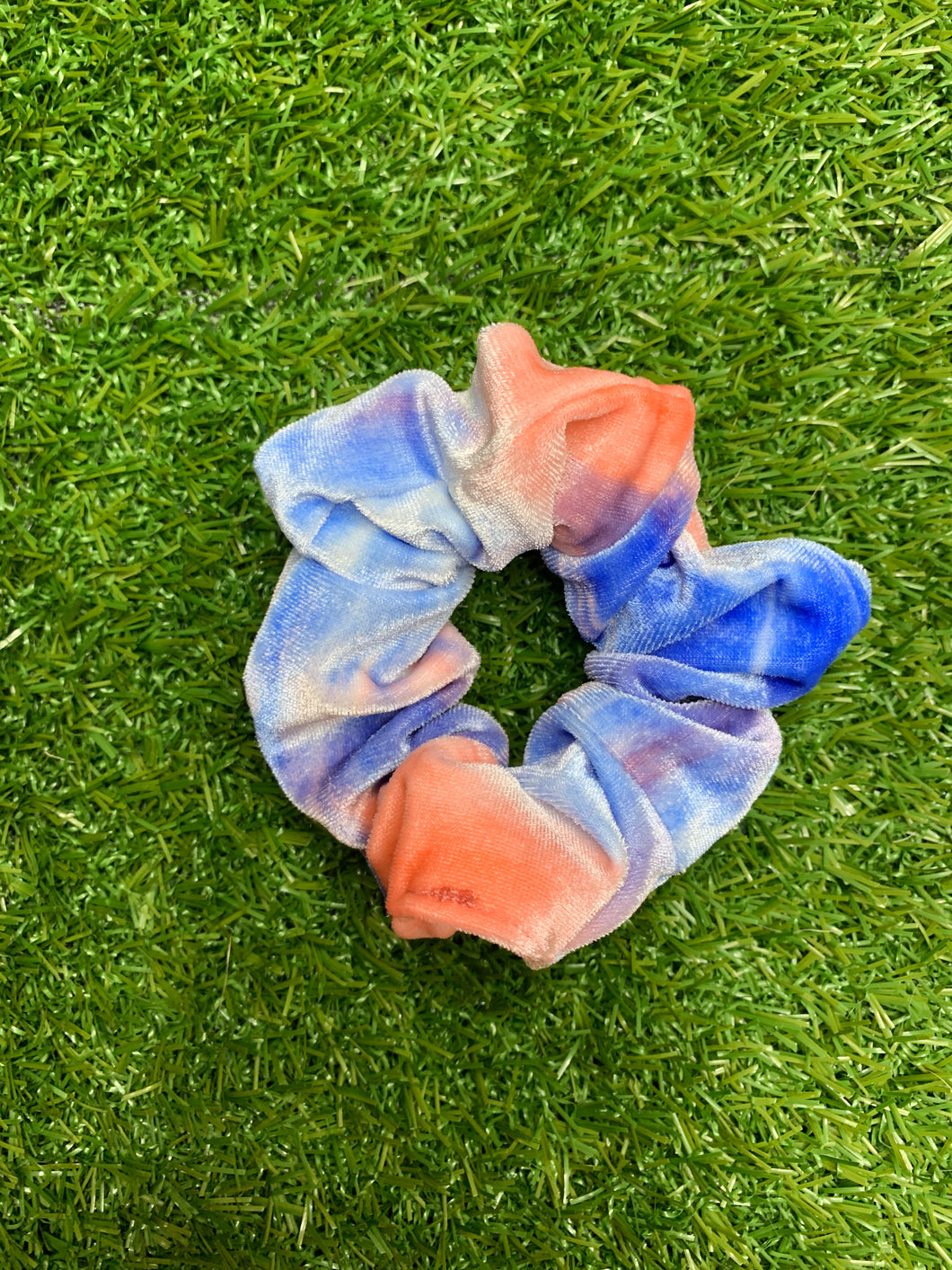 Merica tie dye scrunchie