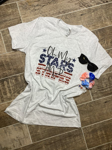 Oh My! Stars and Stripes graphic tee