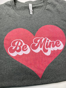 BE MINE vintage heart