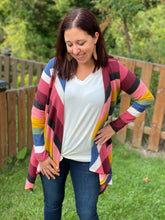 Load image into Gallery viewer, Somewhere Over the Rainbow flutter cardi
