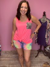 Load image into Gallery viewer, Good Vibes Only hot pink tank
