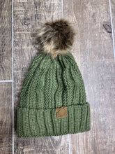 Load image into Gallery viewer, My Little Snowbunny pom pom hat (multiple colors!)
