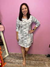 Load image into Gallery viewer, Hidden in Camo fall dress
