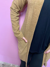 Load image into Gallery viewer, Casual Camel Pocket Cardi- FINAL SALE!
