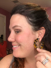 Load image into Gallery viewer, SLOW and STEADY tortoise earrings
