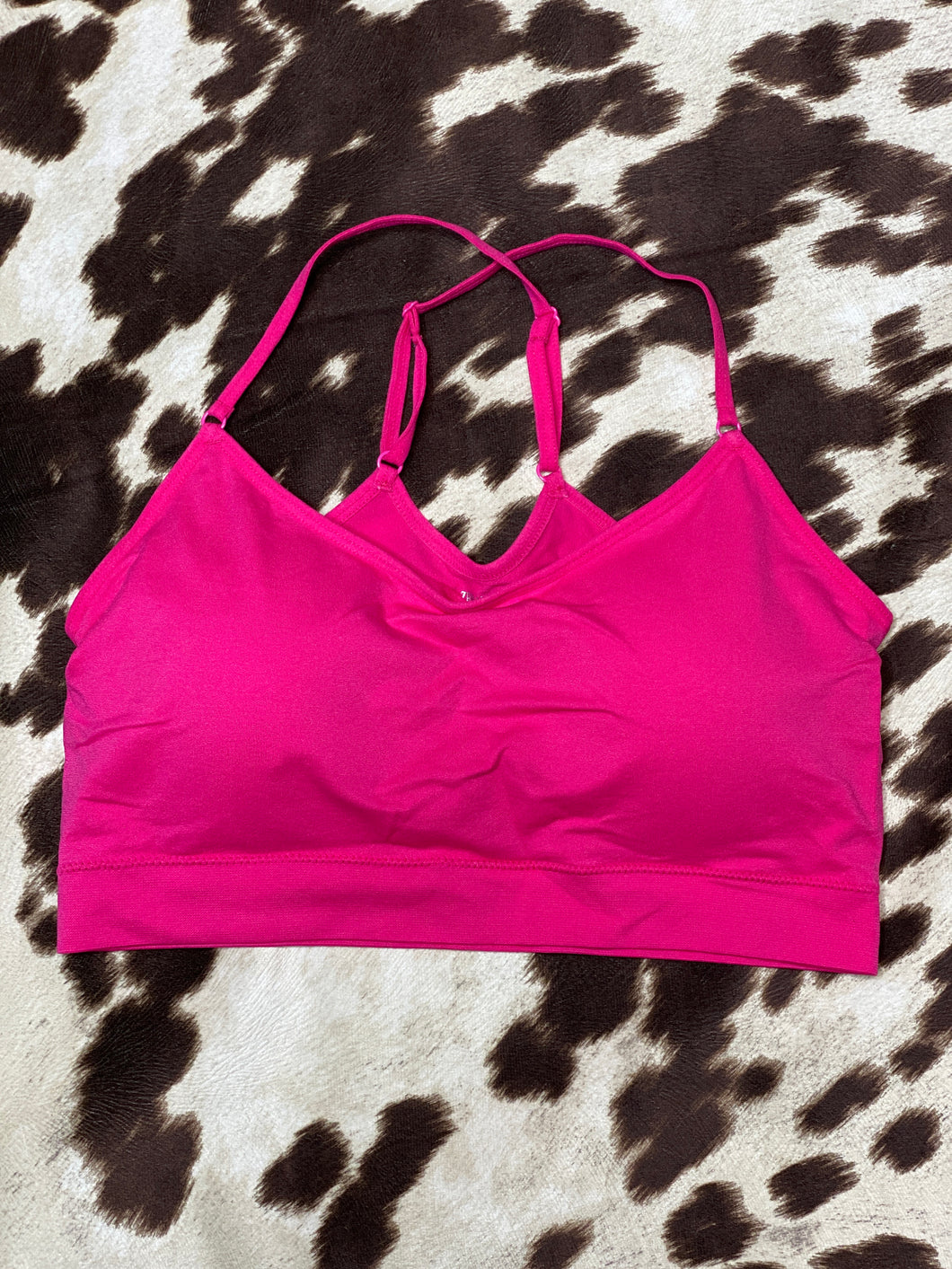 Hot pink barbie bralette- ONE SIZE FINAL SALE