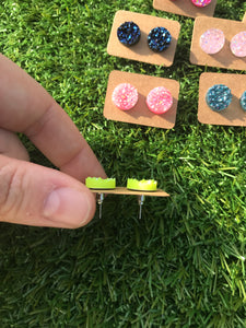 NAKED Druzy earring!! (no setting)